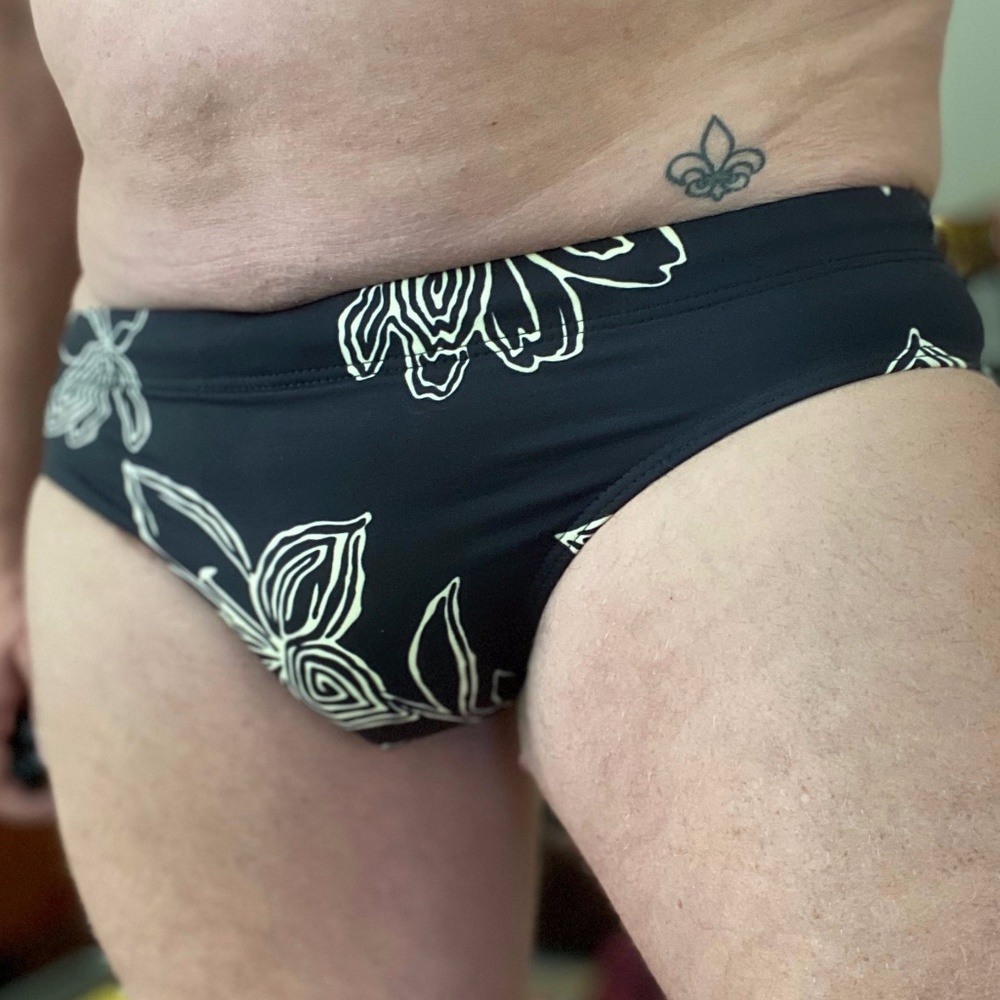 Sexy Men's Black Bikini with front pad